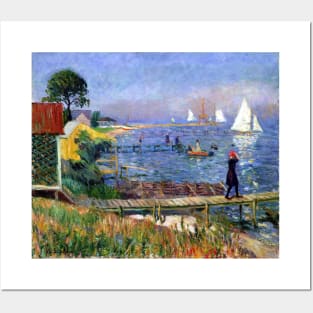 High Resolution William Glackens Painting Bathers at Bellport 1912 Posters and Art